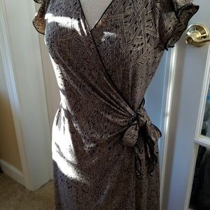 Max Studio wrap dress. Size M